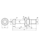 SR Pull Stud - Big-tools Industrial Supply Tools for Metal Cutting